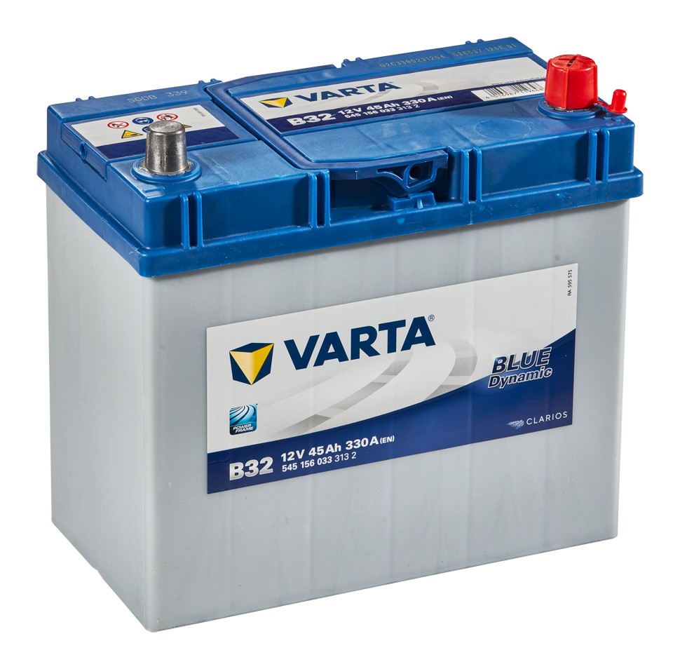 Аккумулятор легковой Varta Blue Dynamic B32 45 а/ч 330А Обратная полярность