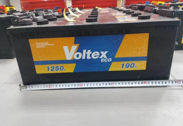 Аккумулятор грузовой 190 ah 6ct Voltex 1250А болт