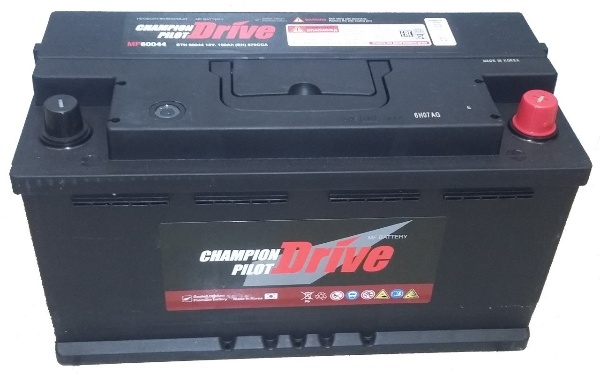 Батарея аккумуляторная Champion Pilot Drive 100А/ч 870А обратная полярн. стандартные (Европа) клеммы