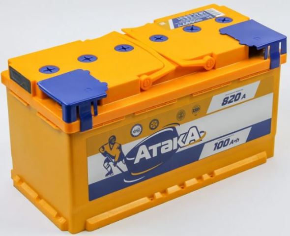 Аккумулятор АТАКА 6CT-100.1 пп 100 Ач 820 А 353х175х190 [L5X]