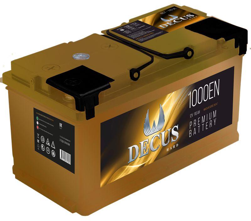 Аккумулятор DECUS 110Ah 1000A ОП